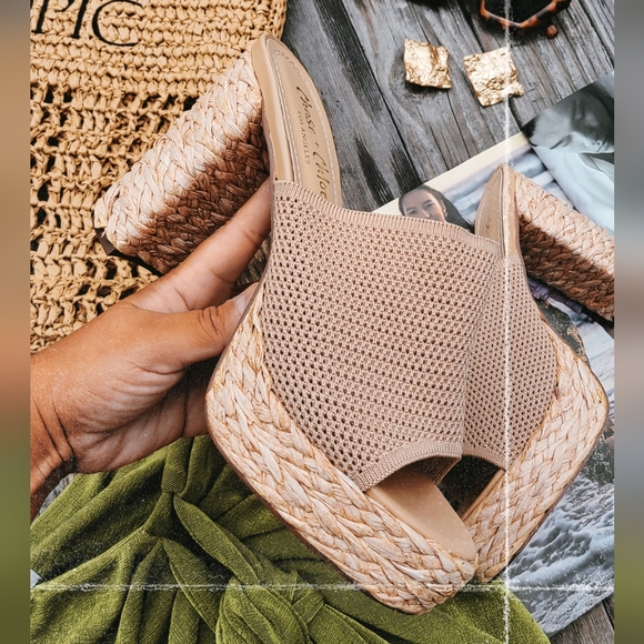 🆕️The kateri// Nude espadrille platform mule - Picture 4 of 4